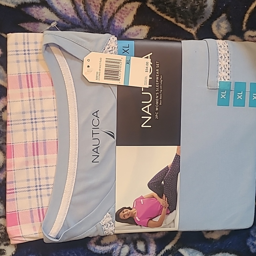 Nautica 2 piece  pajama set not XL